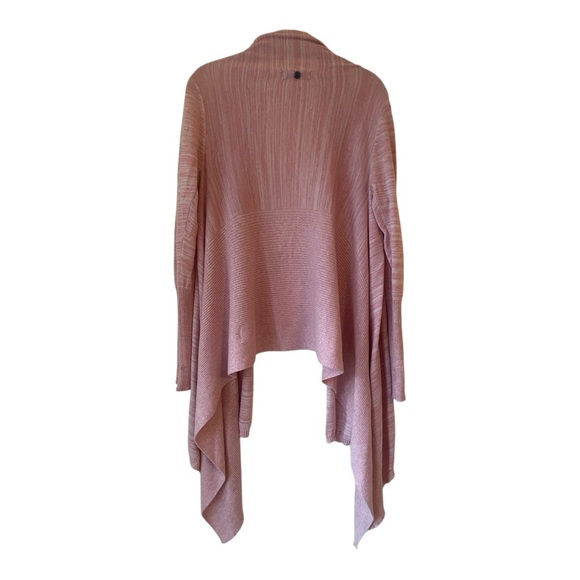 Prana Pink Bubblegum Blush Loveland Wrap Cardigan Sweater Size Smallll - Picture 8 of 11